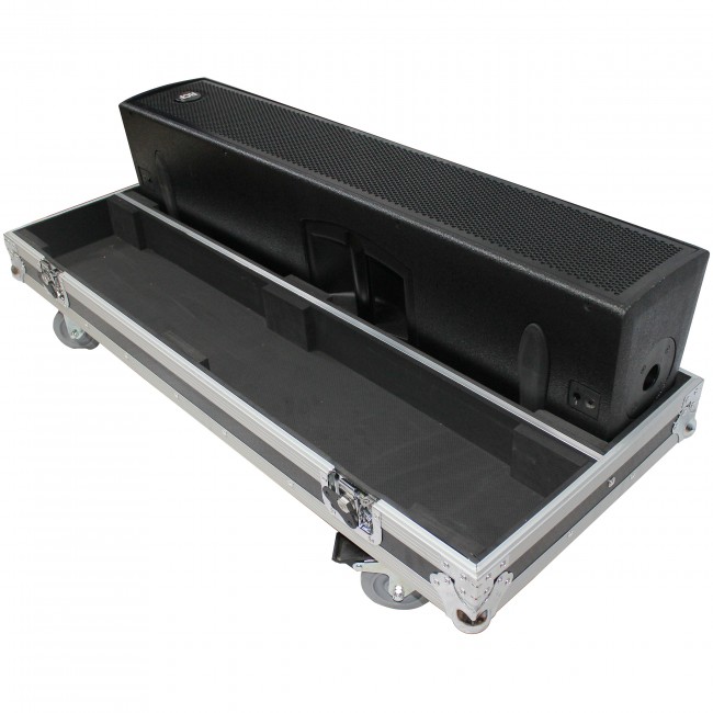 Flight Case for Two RCF NX L24-A MK2 Column Array Speakers W/4 Inch Casters